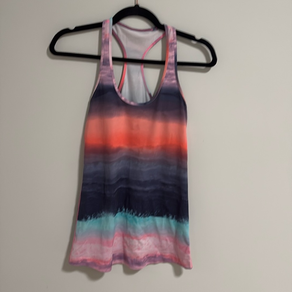 Lululemon tye-dye yoga tank